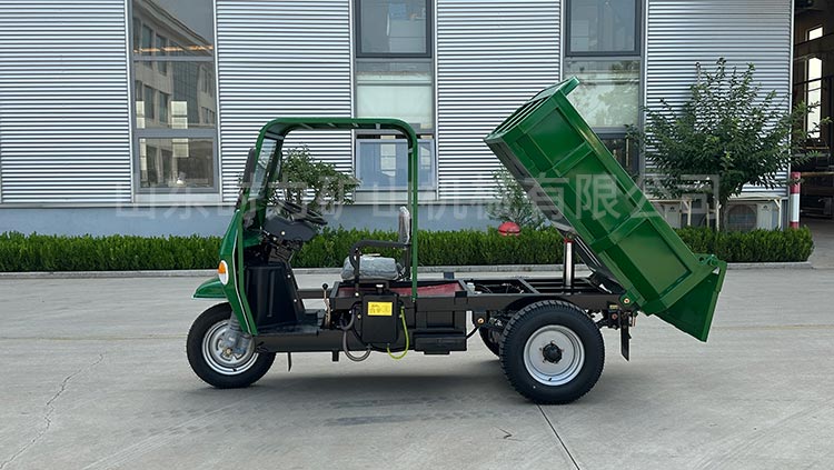 工厂转运电动自卸三轮车