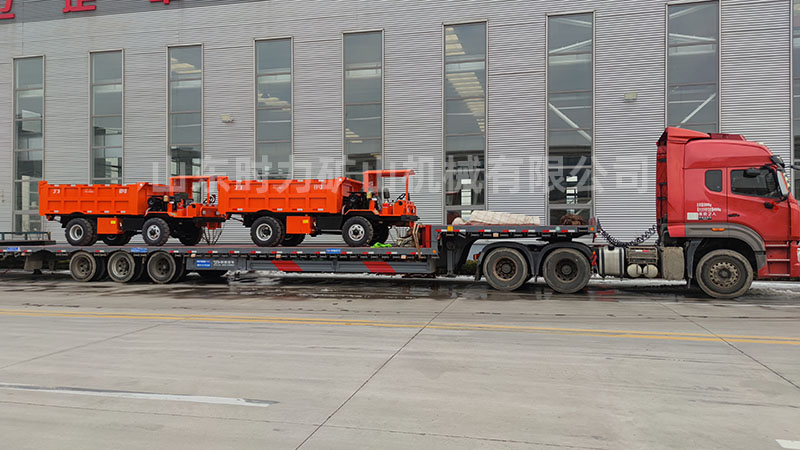 2台12吨矿用井下自卸车发往江西